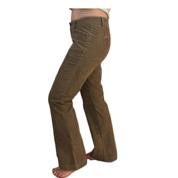 Eddie Bauer Slightly Curvy Bootcut Light Brown Corduroy jeans size 6 - Picture 1 of 5